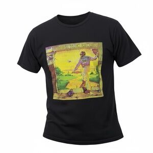 Keya Elton John Goodbye Yellow Brick Road Farewell Tour Graphic Band Tee Large